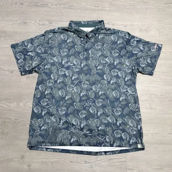 RSVLTS x Jurassic Park Polo Mens 3XL Dinosaurs Clever Girl Breakfast Balls Shirt - Picture 2 of 11